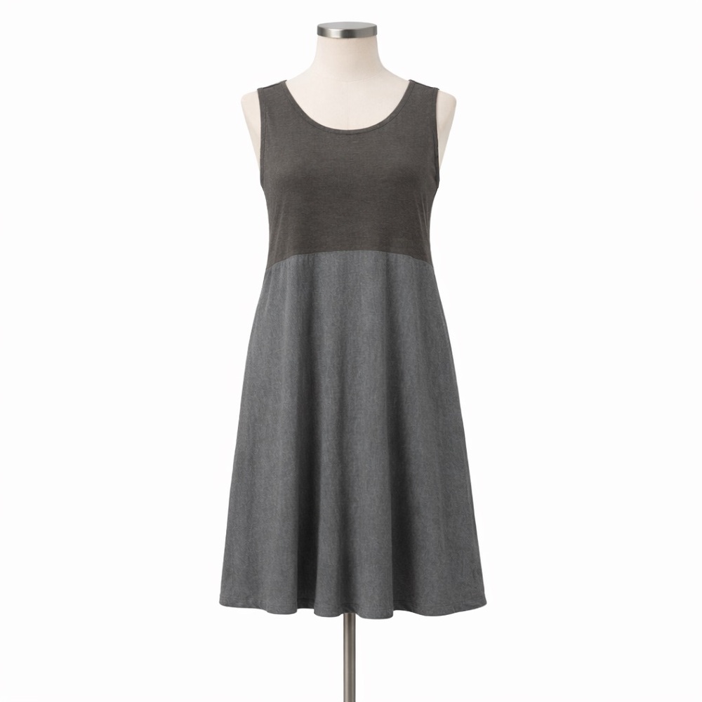 NWT cut loose 3X Mixed Media Tank dress women plus lagenlook